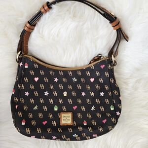Dooney & Bourke Black and Brown Women's Bag